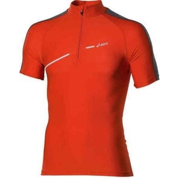 Abbigliamento Uomo T-shirt & Polo Asics 1/2 ZIP TOP FW12 421016-0540 Arancio