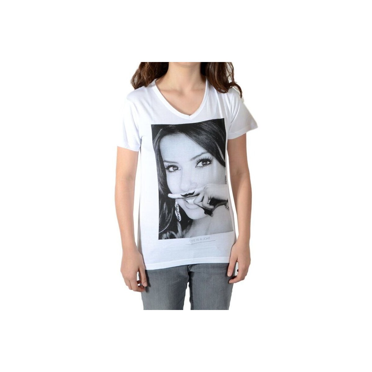 Abbigliamento Bambina T-shirt maniche corte Eleven Paris 40297 Bianco