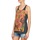 Abbigliamento Donna Top / T-shirt senza maniche Deeluxe HARRIET Grigio / Arancio