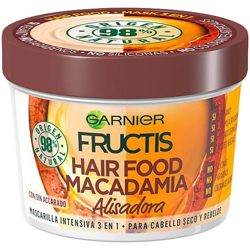 Bellezza Donna Maschere &Balsamo Garnier Fructis Hair Food Maschera Lisciante Alla Macadamia 