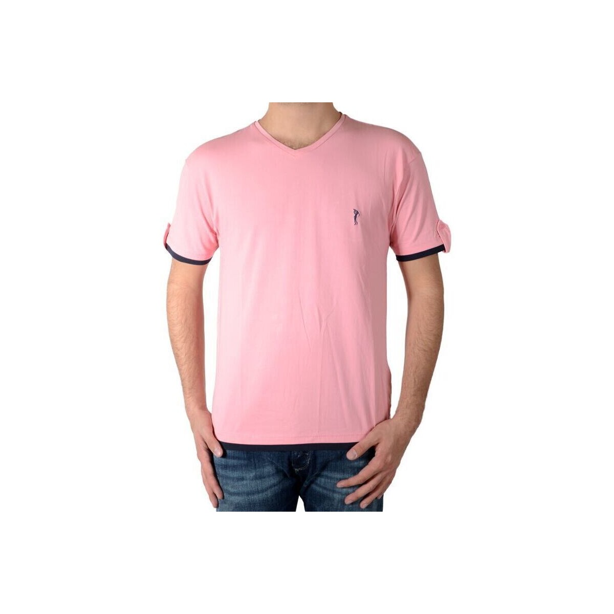 Abbigliamento Uomo T-shirt maniche corte Marion Roth 55790 Rosa