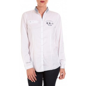 Abbigliamento Donna T-shirt & Polo Tom Tailor NICE SOLID POLO BLOUSE Blanc Bianco