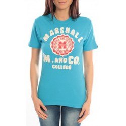 Abbigliamento Donna T-shirt maniche corte Sweet Company T-shirt Marshall Original M and Co 2346 Bleu Blu