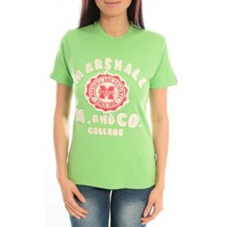 Abbigliamento Donna T-shirt maniche corte Sweet Company T-shirt Marshall Original M and Co 2346 Vert Verde