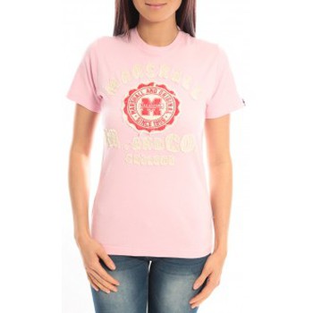 Abbigliamento Donna T-shirt maniche corte Sweet Company T-shirt Marshall Original M and Co 2346 Rose Rosa