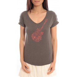 Abbigliamento Donna T-shirt maniche corte Blune T-Shirt Changer d'air CA-TF01E13 Gris Grigio
