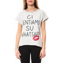 Abbigliamento Donna T-shirt maniche corte By La Vitrine Tee shirt Amelia Kiss Blanc Bianco