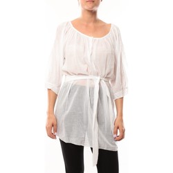Abbigliamento Donna Tuniche De Fil En Aiguille Robe JL Blanc Bianco