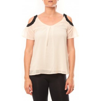 Abbigliamento Donna T-shirt maniche corte Comme Des Filles Comme des Garçons T-shirt Moni&Co 328 Beige Beige