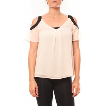 Abbigliamento Donna T-shirt maniche corte Comme Des Filles Comme des Garçons T-shirt Moni&Co 328 Rose Rosa