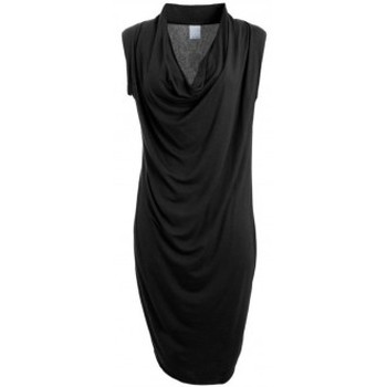 Abbigliamento Donna Vestiti Vero Moda Dina Drapy S/L Short Dress It Noir Nero