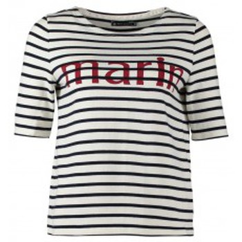Abbigliamento Donna T-shirt maniche corte Petit Bateau Tee-shirt Marinière 1078949240 Blanc Bianco