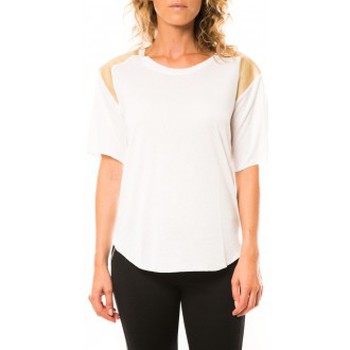 Abbigliamento Donna T-shirt maniche corte Coquelicot T-shirt CQTW14410 Blanc Bianco