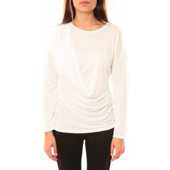 Abbigliamento Donna T-shirts a maniche lunghe Coquelicot T-shirt CQTW14303 Blanc Bianco