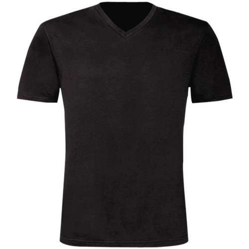 Abbigliamento Uomo T-shirt maniche corte B And C TU006 Nero