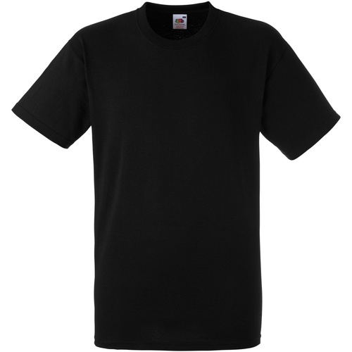 Abbigliamento Uomo T-shirt maniche corte Fruit Of The Loom 61212 Nero