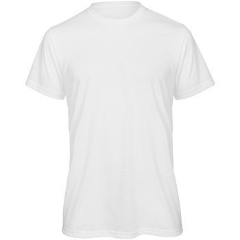 Abbigliamento Uomo T-shirt maniche corte B And C TM062 Bianco