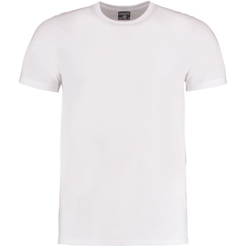 Abbigliamento Uomo T-shirts a maniche lunghe Kustom Kit KK504 Bianco