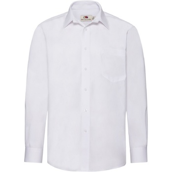 Abbigliamento Uomo Camicie maniche lunghe Fruit Of The Loom 65118 Bianco