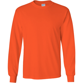 Abbigliamento Uomo T-shirts a maniche lunghe Gildan 2400 Arancio
