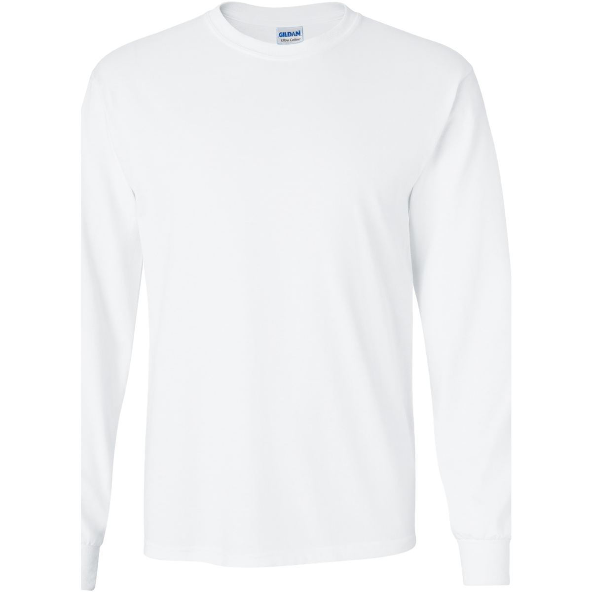 Abbigliamento Uomo T-shirts a maniche lunghe Gildan 2400 Bianco