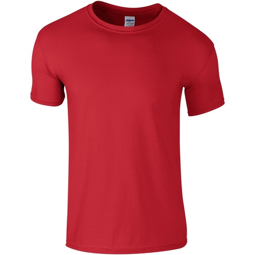 Abbigliamento Uomo T-shirt maniche corte Gildan Soft-Style Rosso
