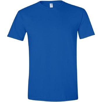 Abbigliamento Uomo T-shirt maniche corte Gildan Soft-Style Blu