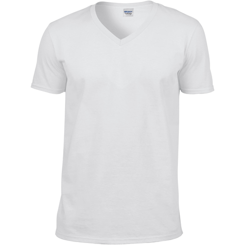 Abbigliamento Uomo T-shirt maniche corte Gildan 64V00 Bianco