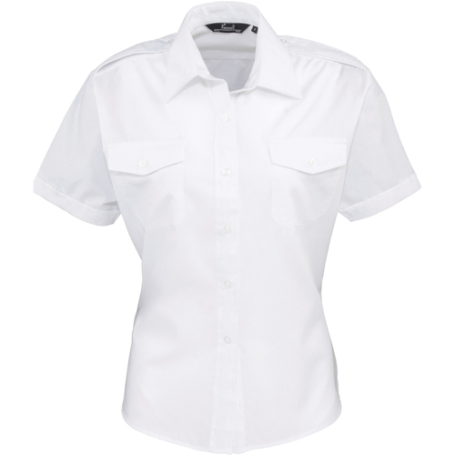 Abbigliamento Donna Camicie Premier PR312 Bianco