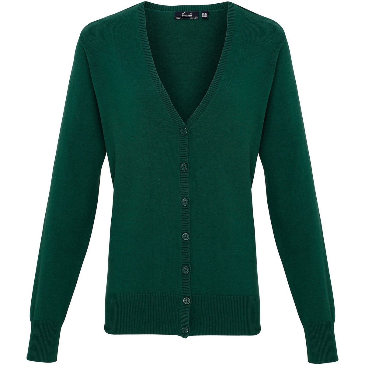 Abbigliamento Donna Gilet / Cardigan Premier Button Through Verde