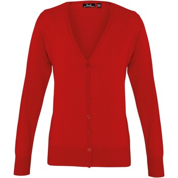 Abbigliamento Donna Gilet / Cardigan Premier Button Through Rosso