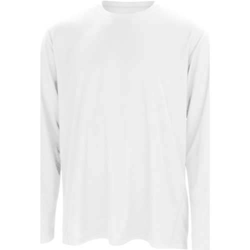 Abbigliamento Uomo T-shirts a maniche lunghe Spiro S254M Bianco