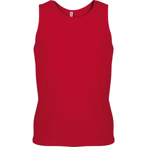 Abbigliamento Uomo Top / T-shirt senza maniche Kariban Proact PA441 Rosso