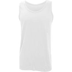 Abbigliamento Uomo Top / T-shirt senza maniche Gildan 64200 Bianco