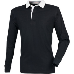 Abbigliamento Uomo T-shirt & Polo Front Row FR104 Nero