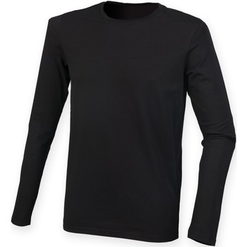 Abbigliamento Uomo T-shirts a maniche lunghe Skinni Fit SF124 Nero