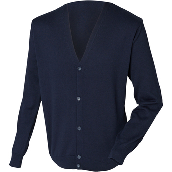 Abbigliamento Uomo Gilet / Cardigan Henbury HB722 Blu