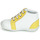 Scarpe Bambina Sneakers alte GBB FRANCKIE Bianco / Giallo