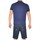 Abbigliamento Uomo T-shirt maniche corte Malu Shoes T- shirt basic uomo in cotone elastico blu avion slim fit giroc Blu