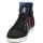 Scarpe Sneakers alte hummel TEN STAR HIGH CANVAS Nero / Blu / Rosso