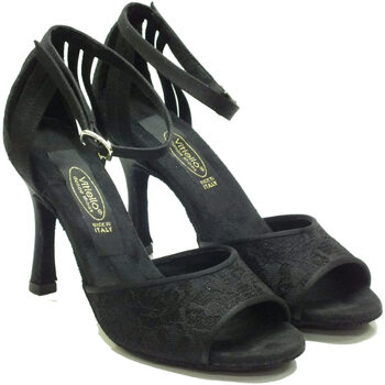 Vitiello Dance Shoes 411 Raso Fiore Nero / Raso Nero