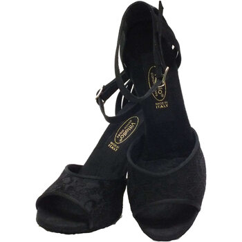 Vitiello Dance Shoes 411 Raso Fiore Nero / Raso Nero