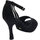 Scarpe Donna Sandali sport Vitiello Dance Shoes 411 Raso Fiore Nero / Raso Nero