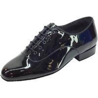 Scarpe Uomo Derby Vitiello Dance Shoes Scarpa da uomo per ballo standard in vernice nero Vernice Nero
