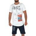 Image of T-shirt Malu Shoes T-Shirt maglietta OLD STYLE con collo rotondo e maniche corte c