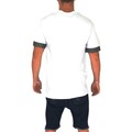 Image of T-shirt Malu Shoes T- shirt basic uomo cotone bianco modello over con inserti in