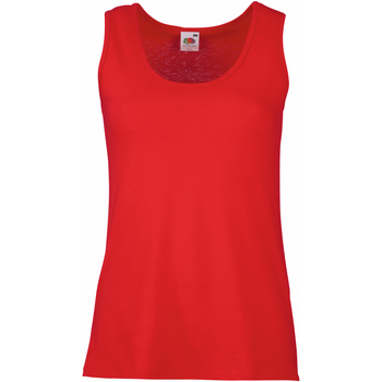 Abbigliamento Donna Top / T-shirt senza maniche Fruit Of The Loom 61376 Rosso