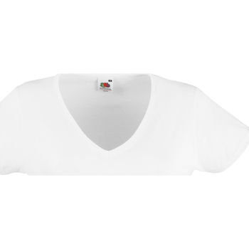 Abbigliamento Donna T-shirt maniche corte Fruit Of The Loom 61398 Bianco
