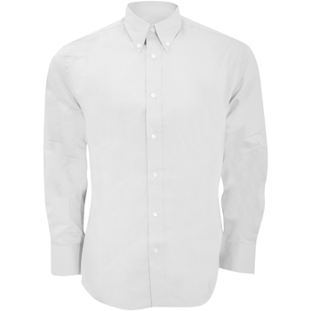 Abbigliamento Uomo Camicie maniche lunghe Kustom Kit KK188 Bianco
