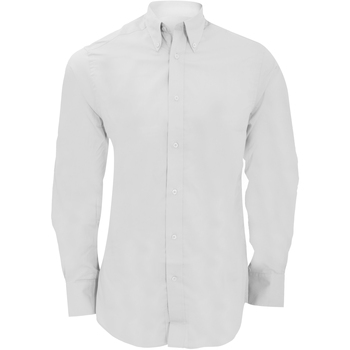 Abbigliamento Uomo Camicie maniche lunghe Kustom Kit KK386 Bianco